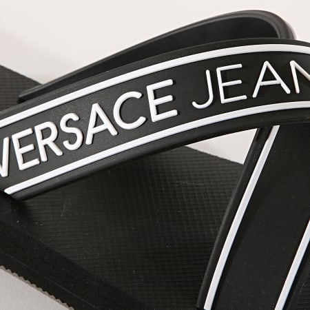Versace Jeans Couture - Claquettes Fondo Sea Dis 5 E0YTBSQ5-70985 Noir Blanc