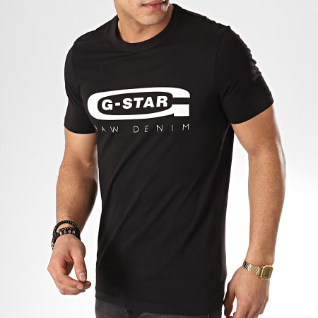 G-Star - Tee Shirt Graphic 4 D15104-336 Noir