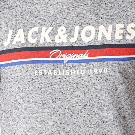 Jack And Jones - Tee Shirt Tuco Gris Chiné
