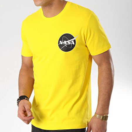 NASA - Tee Shirt Insignia Desaturate Jaune