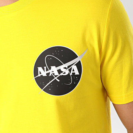 NASA - Tee Shirt Insignia Desaturate Jaune