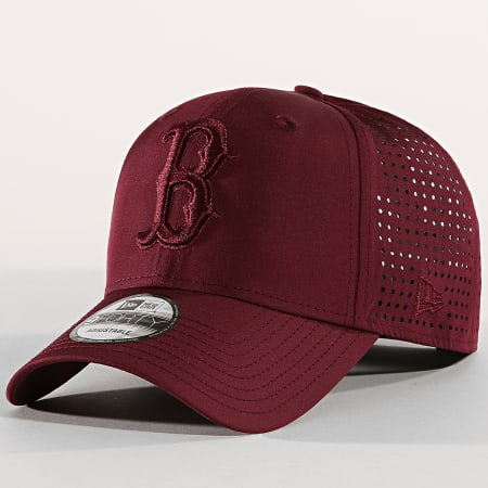 New Era - Casquette Feather Perf 940 Boston Red Sox Bordeaux