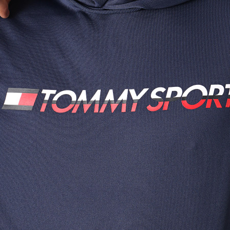 Tommy Hilfiger - Sweat Capuche Vertical Logo S20S200067 Bleu Marine