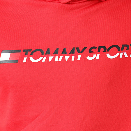 Tommy Hilfiger - Sweat Capuche Vertical Logo S20S200067 Rouge