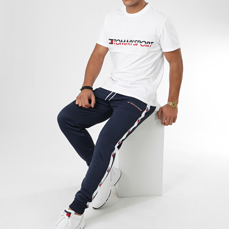 Tommy Hilfiger - Tee Shirt Logo Driver 0082 Blanc 