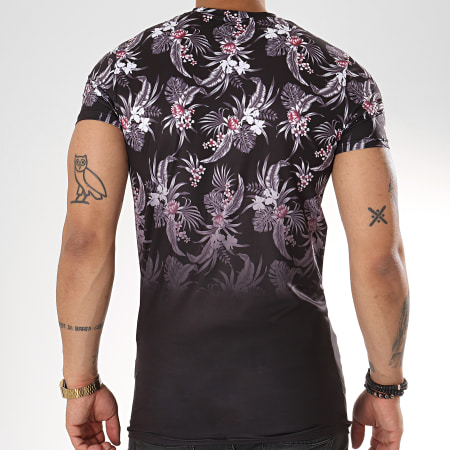 Sixth June - Tee Shirt M3689VTS Noir Floral