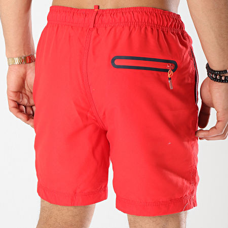 Superdry - Short De Bain Water Polo M30018AT Rouge
