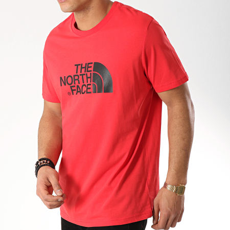 The North Face - Tee Shirt Easy 2TX3 Rouge Noir