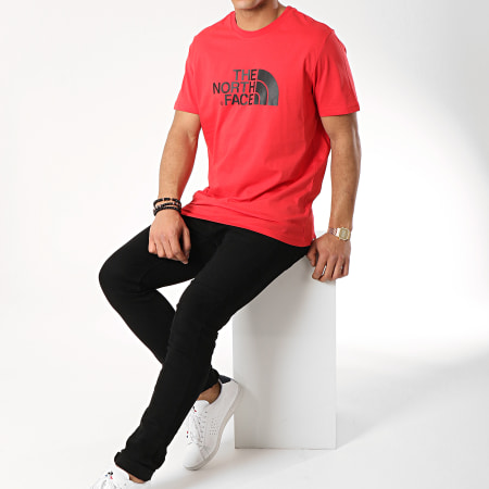 The North Face - Tee Shirt Easy 2TX3 Rouge Noir