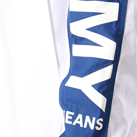 Tommy Jeans - Veste Outdoor Graphic Popover 5978 Blanc Bleu Roi