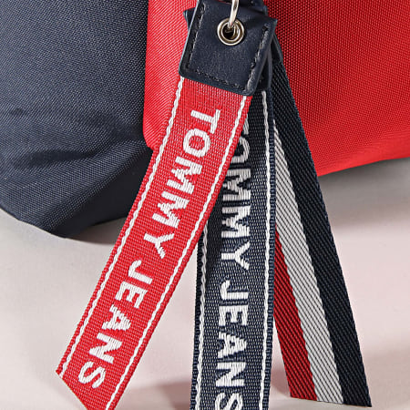 Tommy Hilfiger - Sac A Dos Logo Tape AU0AU00491 Bleu Marine Rouge