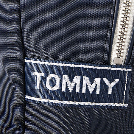 Tommy Hilfiger - Sac A Dos Logo Mini AU0AU00530 Bleu Marine Rouge