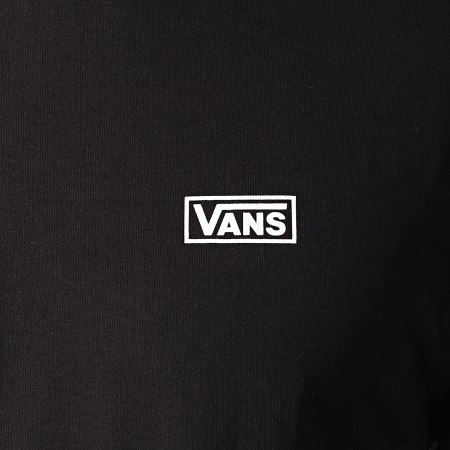 Vans - Tee Shirt Manches Longues A Bandes OTW Distort A3W1X Noir Blanc