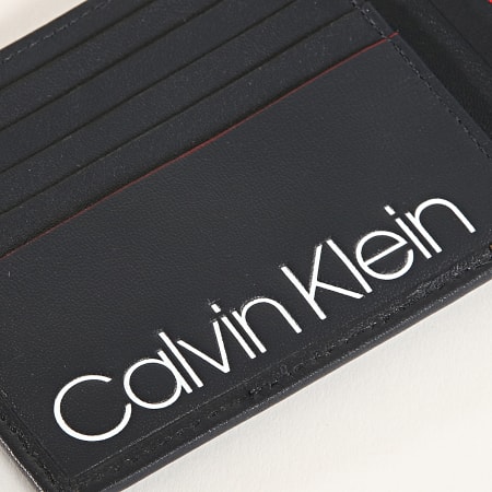 Calvin Klein - Portefeuille Mono 5CC Coin 4413 Noir Marron