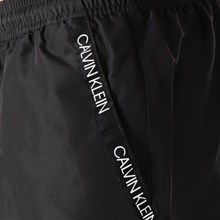 Calvin Klein - Short De Bain Avec Bandes Drawstring 0285 Noir