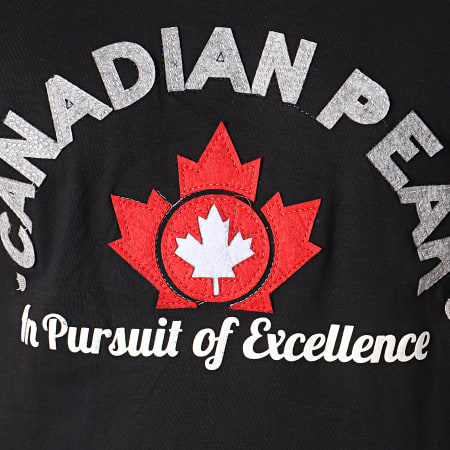 Canadian Peak - Tee Shirt Col V Jotta Noir