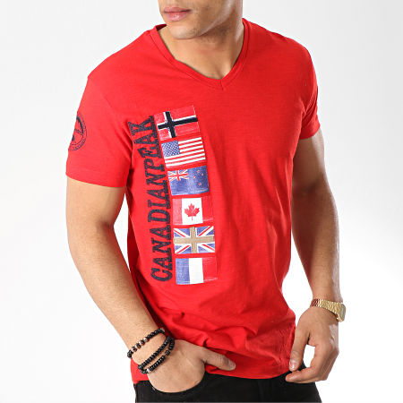 Canadian Peak - Tee Shirt Jobenite Rouge