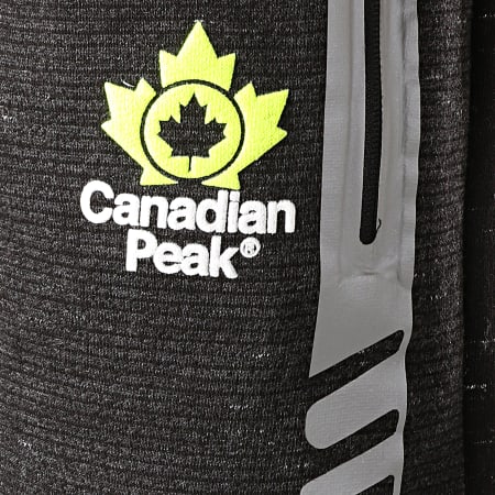 Canadian Peak - Pantalon Jogging A Bandes Madigan Gris Anthracite Noir
