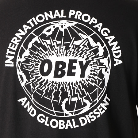 Obey - Tee Shirt Global Dissent Noir