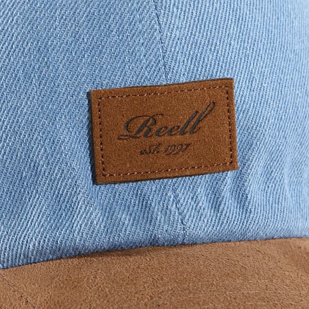 Reell Jeans - Casquette Curved Suede Bleu Clair Marron