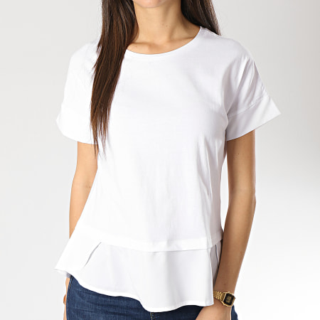 Tiffosi - Tee Shirt Femme Nur Blanc