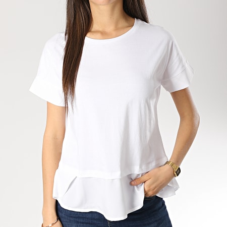 Tiffosi - Tee Shirt Femme Nur Blanc