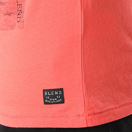 Blend - Tee Shirt 20707878 Rouge