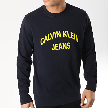 Calvin Klein - Sweat Crewneck Institutional 1244 Bleu Marine