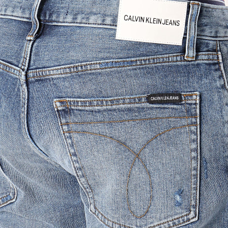 Calvin Klein - Short Jean Slim Talker Rolled 3072 Bleu Denim