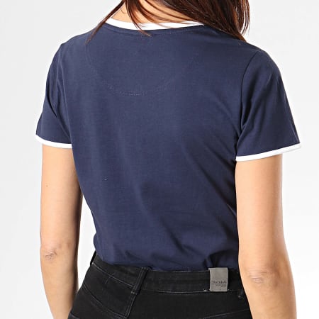 Ellesse - Tee Shirt Femme Uni 1074N Bleu Marine