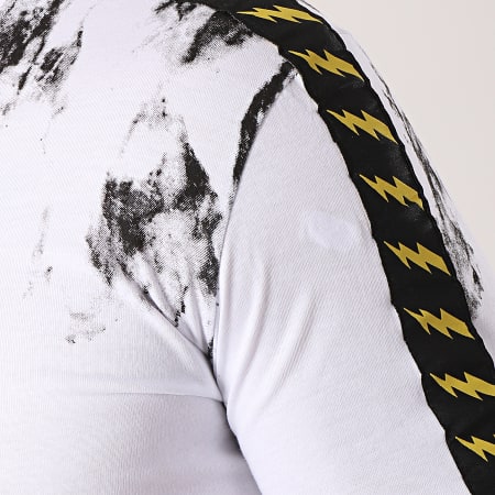Ikao - Tee Shirt Oversize Avec Bandes F487 Blanc