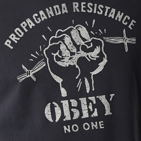 Obey - Tee Shirt Resist Fist Noir