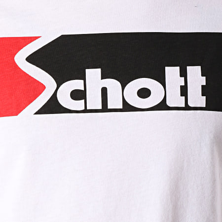 Schott NYC - Tee Shirt Tsurban Blanc