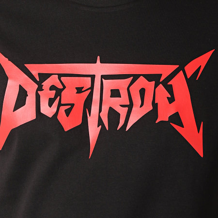 Seth Gueko - Tee Shirt Destroy Noir Rouge
