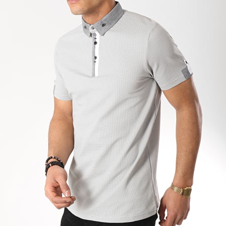 Classic Series - Polo Manches Courtes 539 Gris