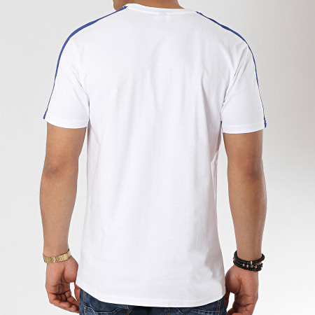 Ellesse - Tee Shirt Avec Bandes Pianto SHA06418 Blanc 
