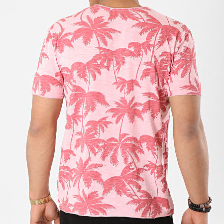 MTX - Tee Shirt F1028 Rouge Floral