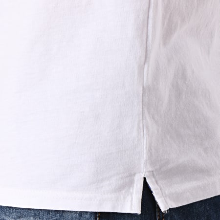 MTX - Tee Shirt Poche F1033 Blanc Floral