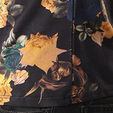 MTX - Tee Shirt TM0046 Noir Floral