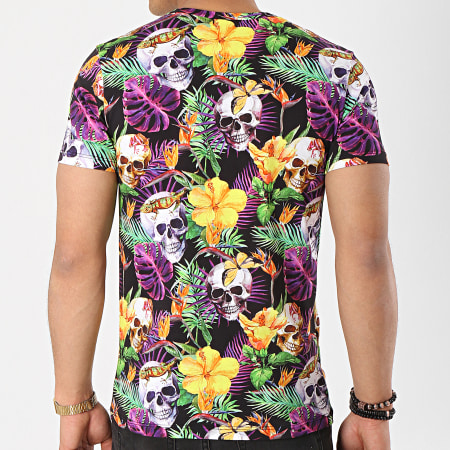 MTX - Tee Shirt TM0051 Noir Floral