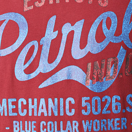 Petrol Industries - Tee Shirt 602 Bordeaux 