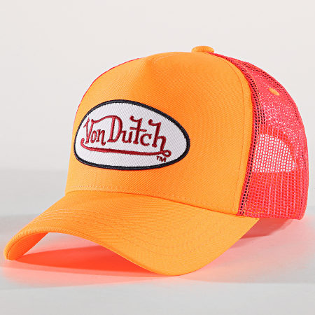 Von Dutch - Casquette Trucker Fresh Orange Fluo