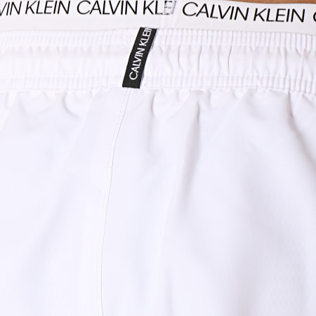 Calvin Klein - Short De Bain Doulbe Waistband 0310 Blanc 