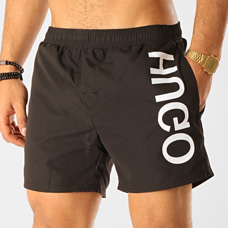 HUGO - Short De Bain Reverse Logo Saba 50409687 Noir