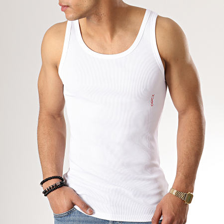 HUGO - Lote de 2 camisetas sin mangas 50408126 Blanco