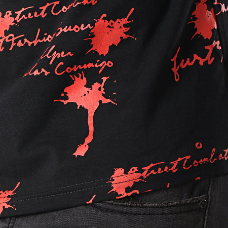 John H - Tee Shirt 1979 Noir Rouge