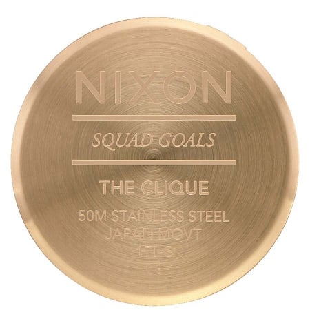 Nixon - Montre Clique A1249-513-00 Doré Noir