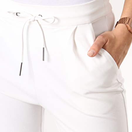 Vero Moda - Pantalon Femme Eva Loose Blanc