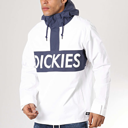Dickies - Coupe-Vent New Bern Blanc Bleu Marine 