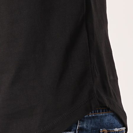 Frilivin - Tee Shirt Oversize A Manches Longues Avec Bandes 5200 Noir Renaissance